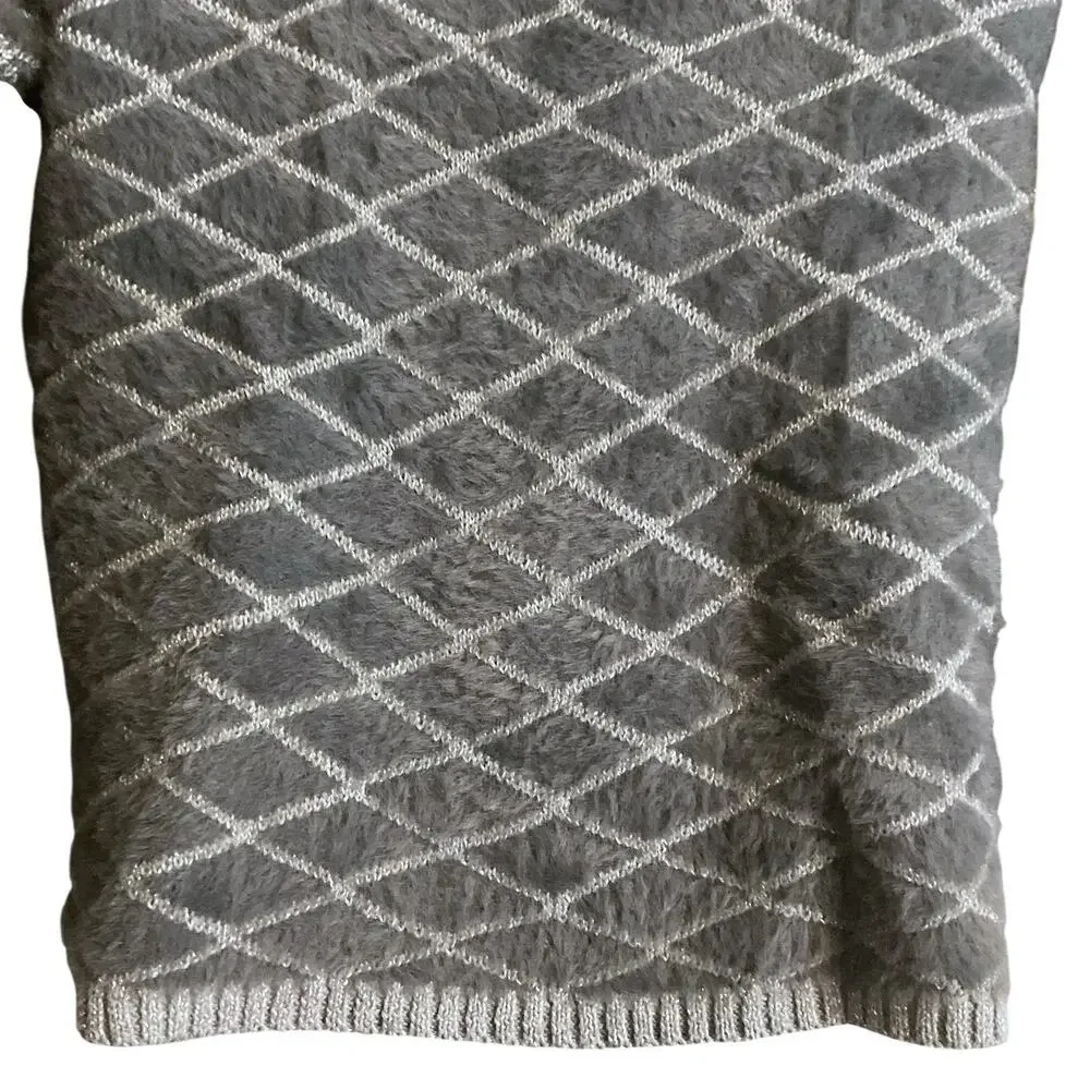 KID CHIC Girls Gray Silver Sweater SZ 12 Children's Place‎ Blue Jeans SZ 12 Set